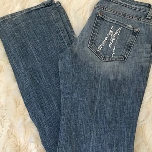 Marciano (Guess) Bootcut Jeans with Rhinestones